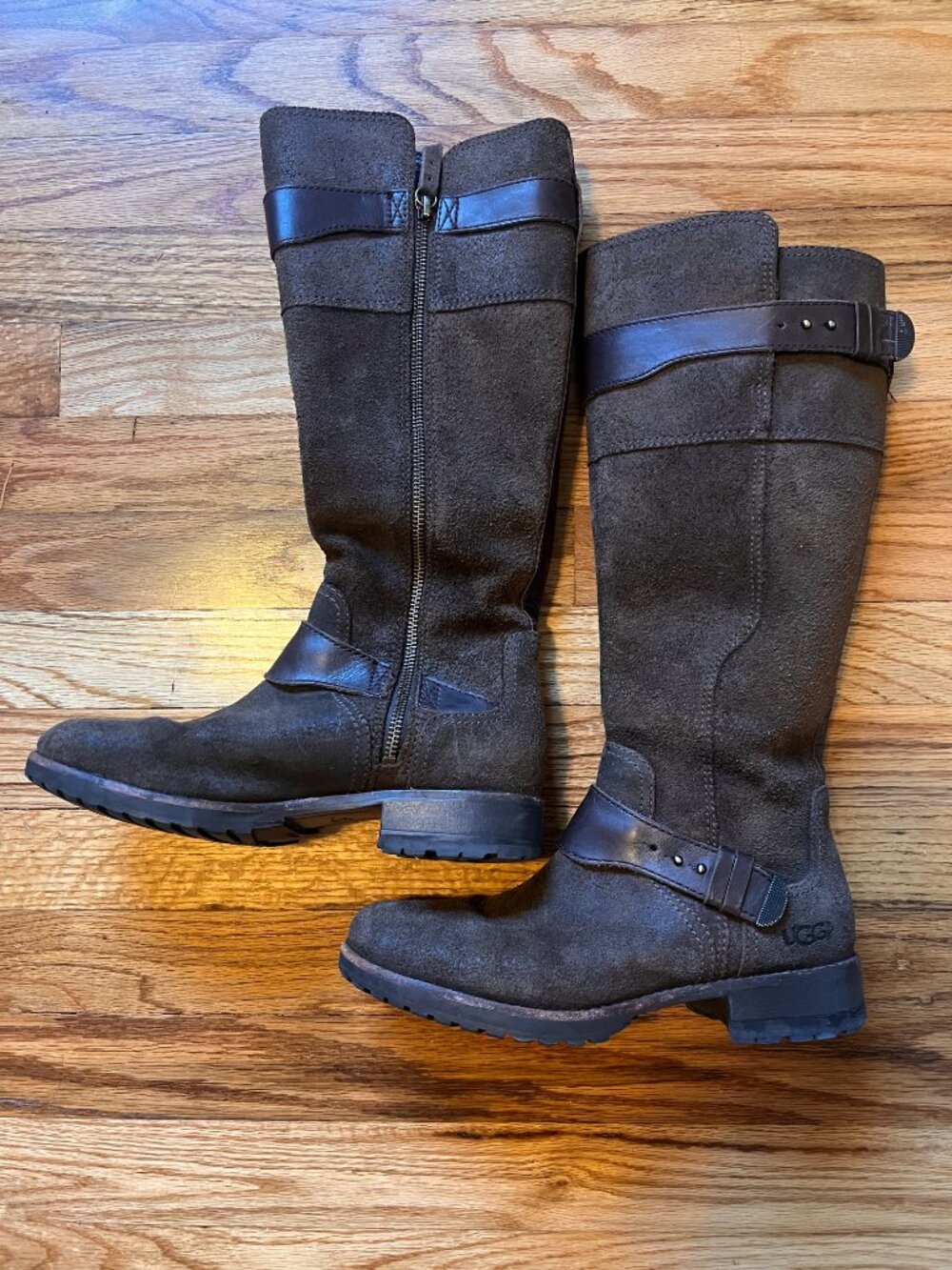 UGG Suede knee-high boots W Size 9